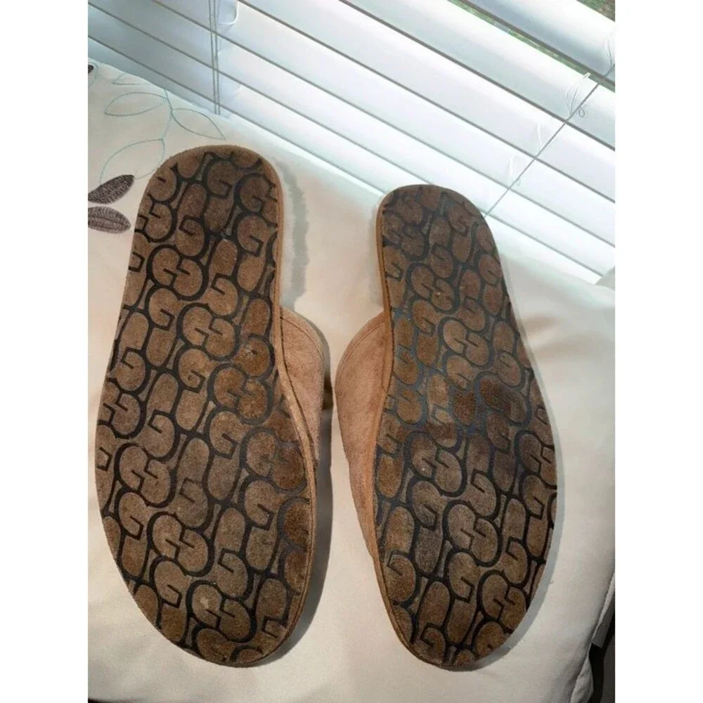 UGG Men’s Scuff Suede Slippers Chestnut (S/N 5776) Size 9 US / EU 42